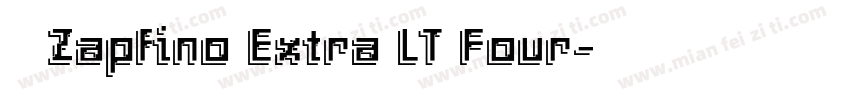 字体Zapfino Extra LT Four字体转换